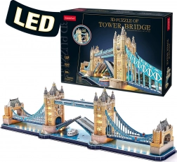Svetiace 3D puzzle Tower Bridge - 222 dielikov