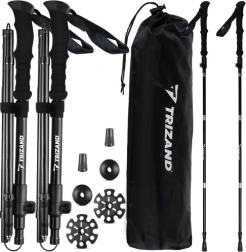 Skladacie trekingové palice s príslušenstvom Trizand