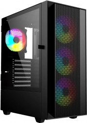 Počítačová skriňa midi tower Fornax 4000 ARGB čierna