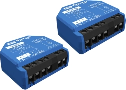 Sada 2 smart relé shelly 1 gen3 s wi‑fi a bluetooth