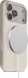 Silikónové puzdro color cover magnetic pre iphone 17 pro max s magsafe – kamenná béžová