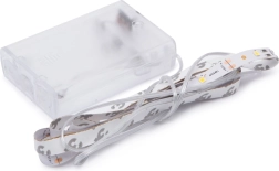 LED pásik s teplým bielym svetlom 1 m na AA batérie