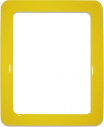Magnetický samolepiaci rámik s rozmermi 19,0 x 23,8 cm – žltý