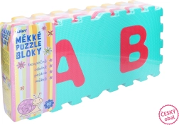Mäkké penové bloky Abeceda 32 × 32 cm – 26 dielov
