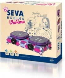 Stavebnica SEVA Rodina Varíme – kuchynský robot, varič a mikrovlnná rúra, 682 dielikov