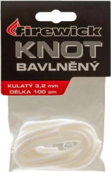 Okrúhly bavlnený knôt 3,2 mm – 1 m