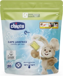Chicco Pracie kapsuly Baby Sensitive na detskú bielizeň 20 ks