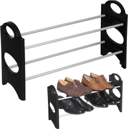 Rozšíriteľný regál na topánky pre 6 párov