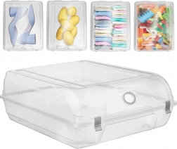 Uzavierateľný priehľadný box na topánky 37 × 29 × 13 cm