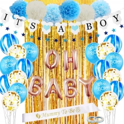 Sada balónikov a rekvizít na Baby Shower - It's a boy