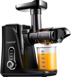 Pomalý odšťavovač čierny AMZCHEF