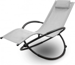 Záhradné hojdacie ležadlo z textilénu, nosnosť 180 kg, stabilné a pohodlné