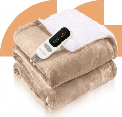 Elektrická vyhrievaná deka CozyHeat 160 W béžová