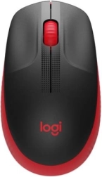 Bezdrôtová myš Logitech M190 Červená