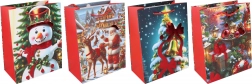 Darčeková taška L 32 × 41,5 × 12 cm Vianoce