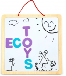 Vzdelávacia magnetická tabuľa so slovami a číslami 3v1