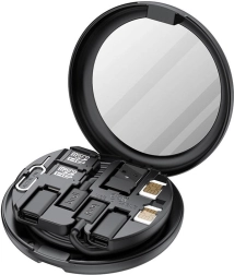 Bezdrôtová nabíjačka Budi 12v1 15 W s organizérom a adaptérmi