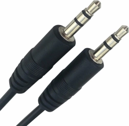 Audio kábel Jack 3,5mm 1m čierny