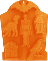 Silikónová forma na pečenie Halloween – 6 kusov