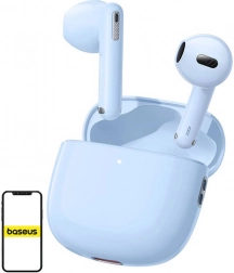 Bezdrôtové slúchadlá TWS Baseus Bowie WX5 modrá