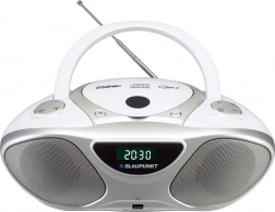 Prenosný rádio prehrávač s CD MP3 USB AUX FM Blaupunkt BB14WH