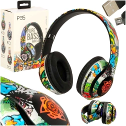 Bezdrôtové náhlavné slúchadlá s Bluetooth a RGB podsvietením