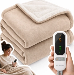 Elektrická vyhrievaná deka CozyHeat 160 W béžová