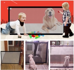 Bezpečnostná bránka do dverí pre psy/mačky (š 183 x v 75 cm)