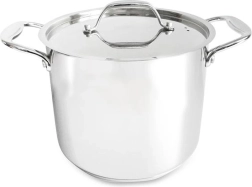 Nerezový hrniec s pokrievkou Kitchisimo Chef 20 cm, 4,7 l