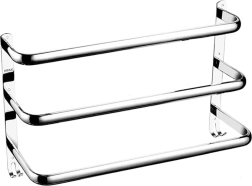 Ag988c Nástenný držiak 50 cm strieborný