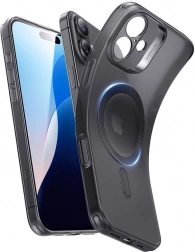 Priehľadné puzdro ESR Zero Clear Case HaloLock pre iPhone 16, čierne