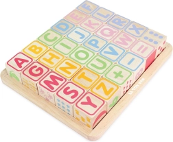 Drevené vzdelávacie kocky ABC Le Toy Van