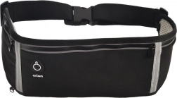 Reflexná bežecká ľadvinka s nastaviteľným pásom a vreckom na fľašu