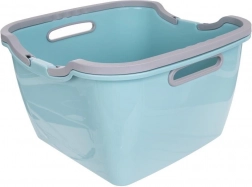 Štvorcová pracia misa 22 l so skladacími úchytmi