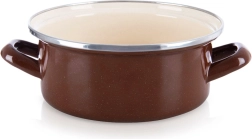 Smaltovaný hrniec Brown 20,5 cm, 2,2 l