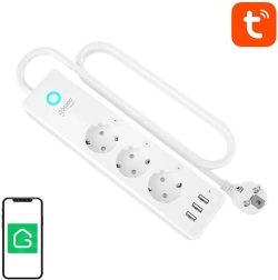 Inteligentná WiFi zásuvka Gosund P1 Plus (3x AC schuko, 3x USB-A) Tuya