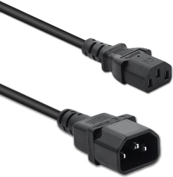 Napájací kábel k UPS IEC C13/C14 3×1,0 mm² 1,5 m