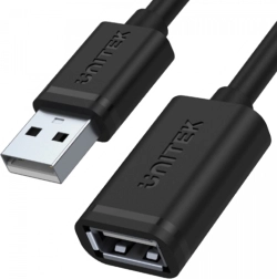 Predlžovací kábel USB 2.0 A–A (samec–samica) 0,5 m UNITEK