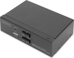 HDMI KVM prepínač 2 porty s rozlíšením 4K