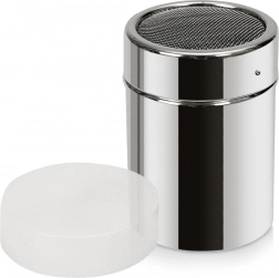 Nerezový zásobník so sitkom na práškový cukor a škoricu 300 ml