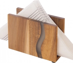 Drevený stojan na servítky River 12 × 8,5 cm