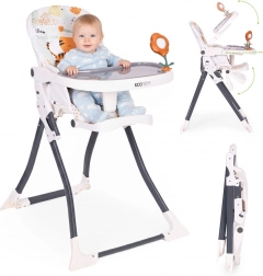 skladacia jedálenská stolička s hračkami ECOTOYS
