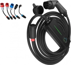 Prenosná nabíjačka pre elektromobily BESEN PCD050, 16,5 kW, s adaptérmi