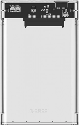 orico 2,5" externý box na disk, transparentný, usb 3.0 5 gb/s