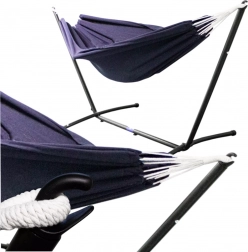 Dvojmiestny záhradný hojdací hamak so stojanom