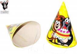 Párty čiapka s motívom Krtek a jeho kamaráti
