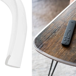 Priehľadná silikónová ochranná páska na hrany nábytku 1 m