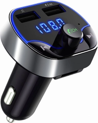 FM transmitter Bluetooth do auta s USB a podporou MP3, WMA, FLAC a WAV