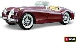 Bburago 1:24 Jaguar XK 120 Roadster (1951) Červený
