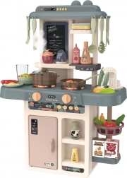 Detská kuchynka s LED osvetlením, zvukmi a generátorom pary